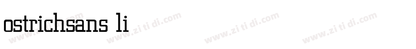 ostrichsans light字体转换 ostrichsans light字体转换
